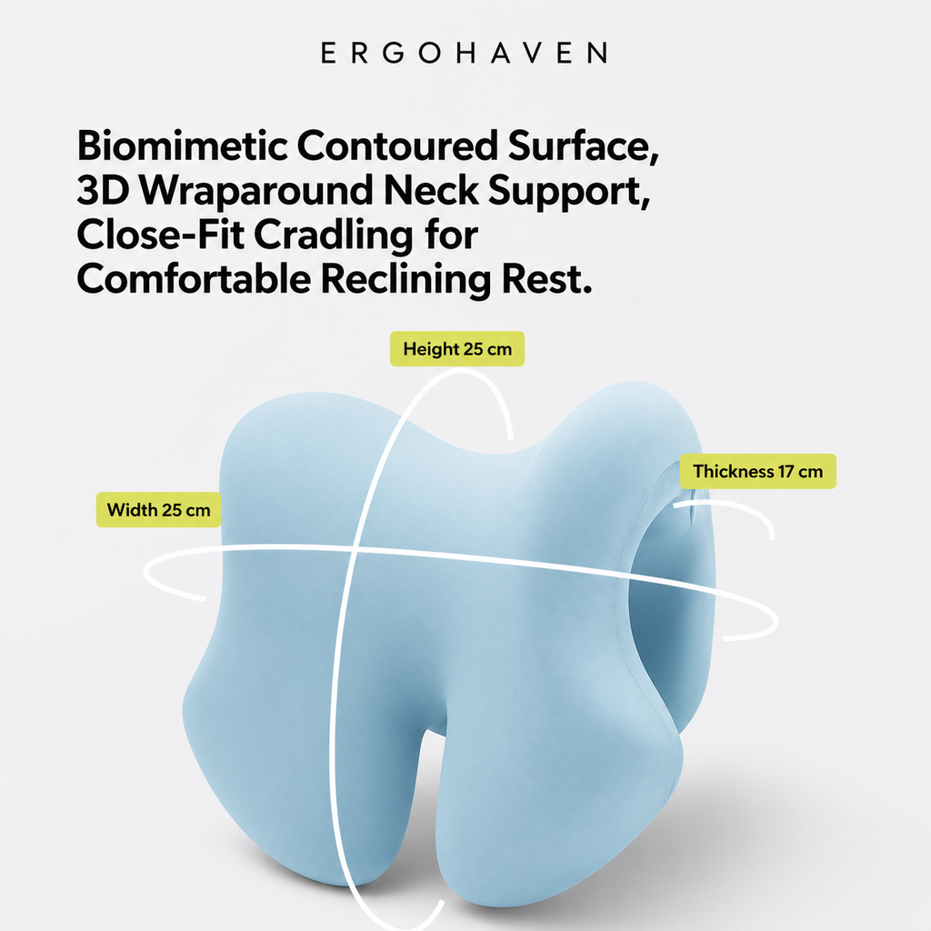 ErgoHaven Multi-Position Ergonomic Neck Support Pillow