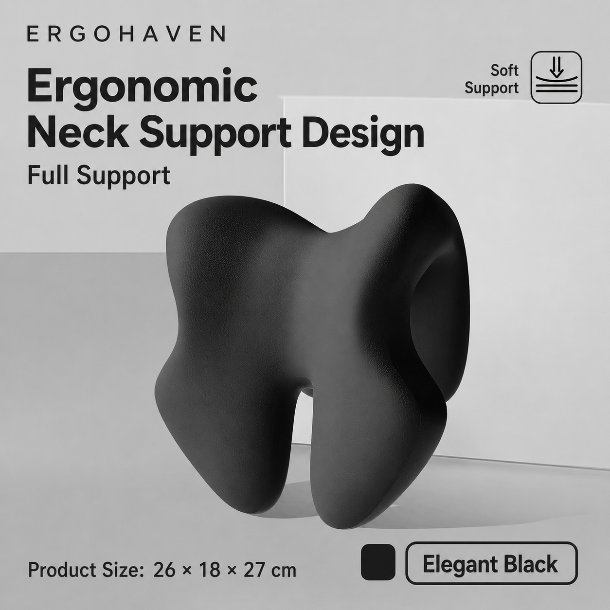 ErgoHaven Multi-Position Ergonomic Neck Support Pillow