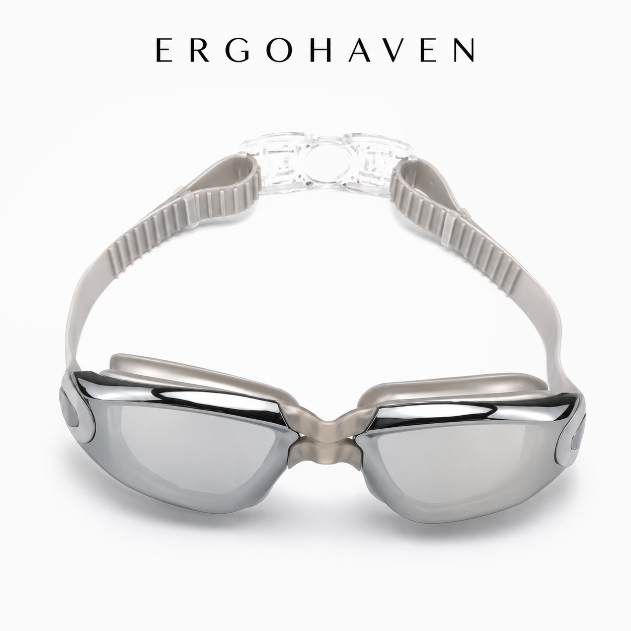 ErgoHaven Prescription Swim Goggles for Nearsighted Adults – Anti-Fog UV Protection
