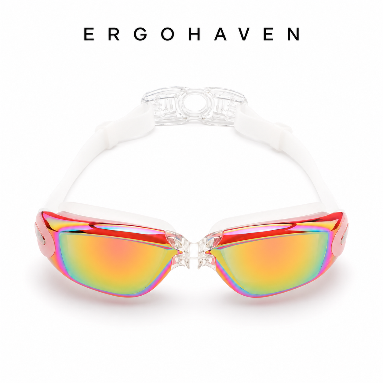 ErgoHaven Prescription Swim Goggles for Nearsighted Adults – Anti-Fog UV Protection